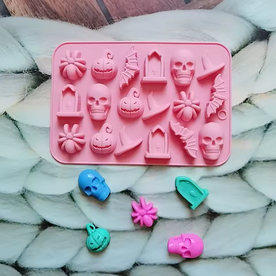 Molde de Halloween para Resina y Eco Resina – Mini Figuras